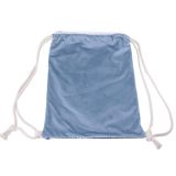 Reversible Blue Sequin Drawstring Bag